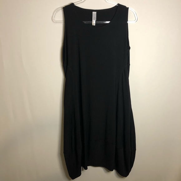 QVC Dresses & Skirts - Marla Wynne Black Knee Length Dress with Pockets